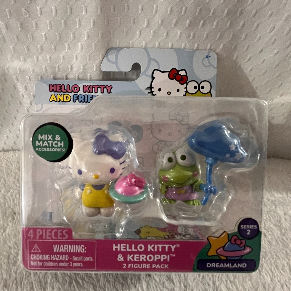 Hello Kitty and Friends Series 2 Dreamland 2-Figure Pack: Hello Kitty & Keroppi